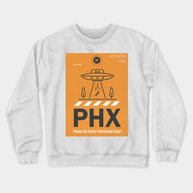 PHX Phoenix airport Crewneck Sweatshirt by Woohoo